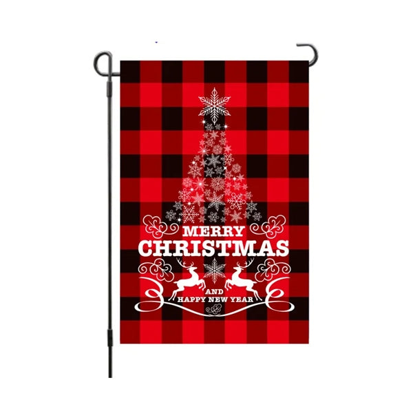Christmas Garden Flags for Outside