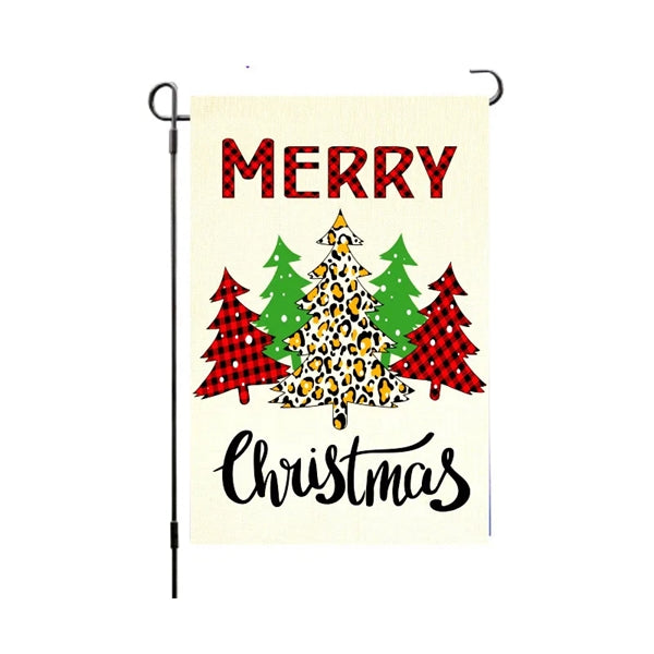 Christmas Garden Flags for Outside