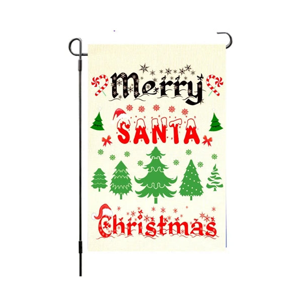 Christmas Garden Flags for Outside