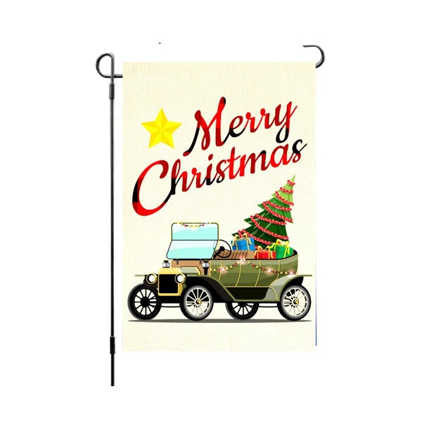 Christmas Garden Flags for Outside