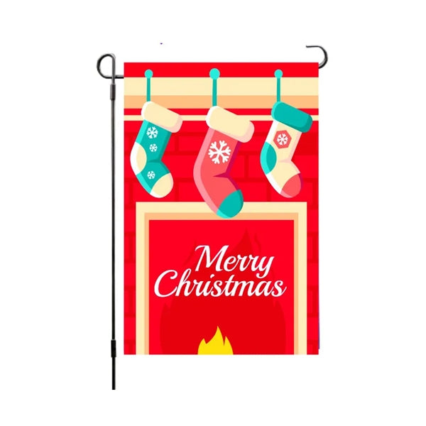 Christmas Garden Flags for Outside