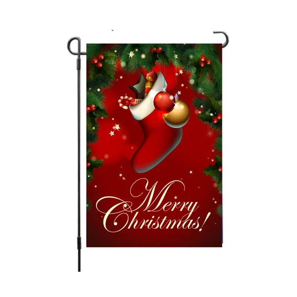 Christmas Garden Flags for Outside