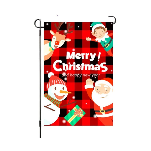 Christmas Garden Flags for Outside