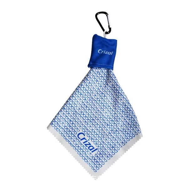 Microfibre Lens Cloth with Carabiner