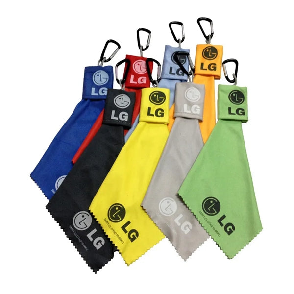 Microfibre Lens Cloth with Carabiner