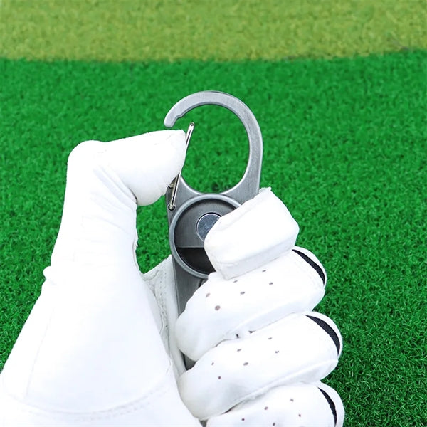 Golf Divot Repair Tool Fork Magnetic Ball Marker With Clip