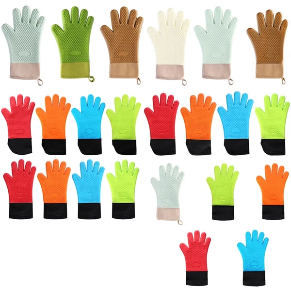 Silicone Heat Resistant Microwave Oven Gloves For Baking