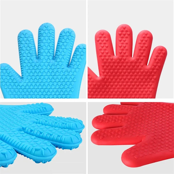 Silicone Heat Resistant Microwave Oven Gloves For Baking