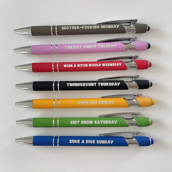 Metal Ballpoint Pen with Stylus Tip