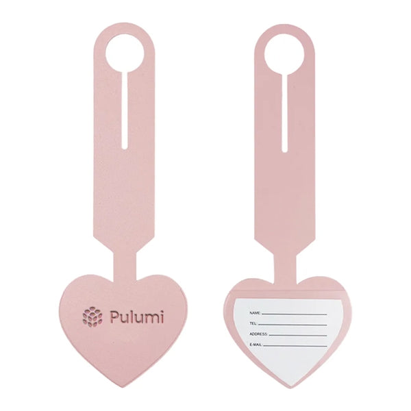 Heart Leatherette Luggage Tag