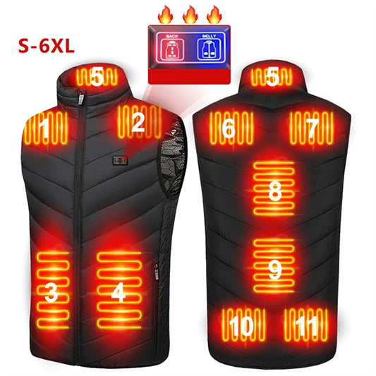 Warming Heated Vest Electric USB Unisex