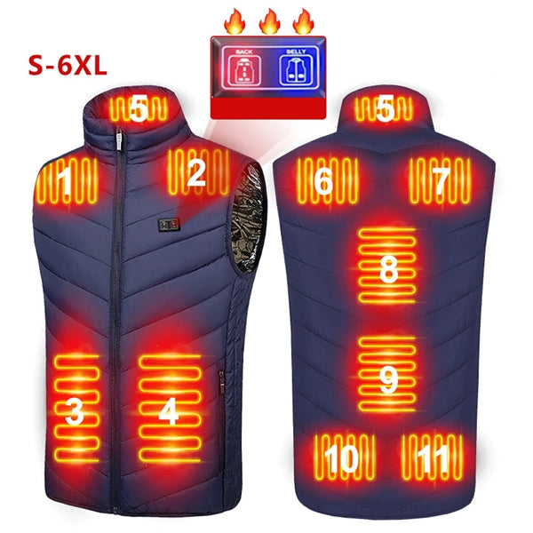 Warming Heated Vest Electric USB Unisex
