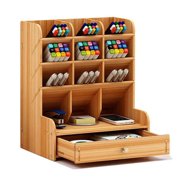 Wooden Desk Organizer
