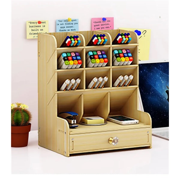 Wooden Desk Organizer