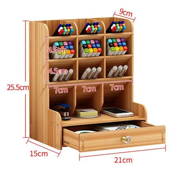 Wooden Desk Organizer