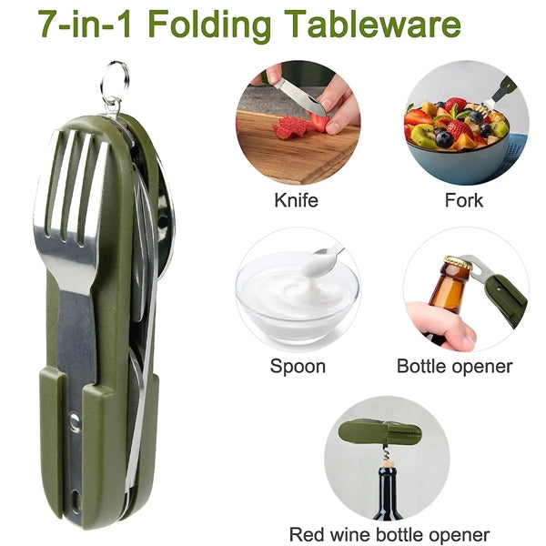 7 in 1 Stainless Steel Kitchen Utensil Set