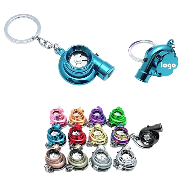 Metal Car Turbo Key chain