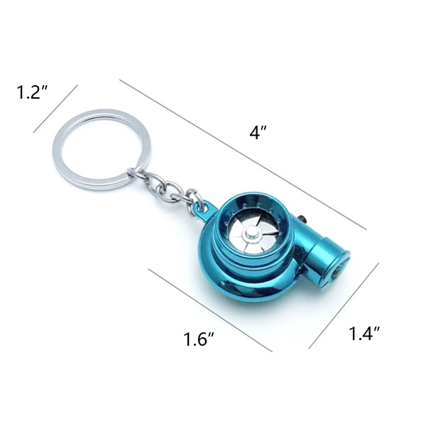 Metal Car Turbo Key chain