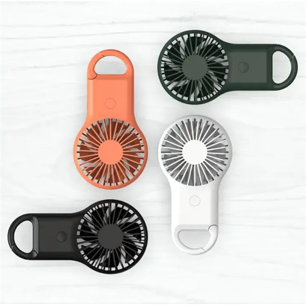 Rechargeable Mini Handheld Fan With Carabiner