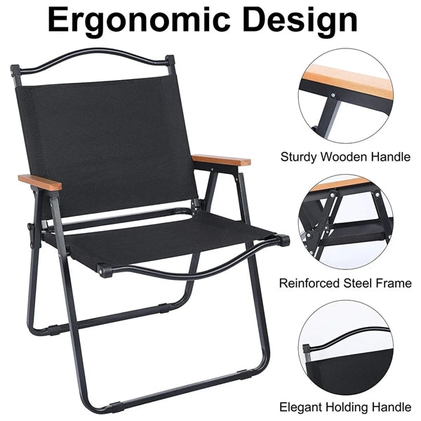 Folding Outdoor Camping Chairs with handle and storage bag