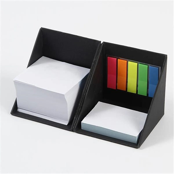 Multi-Function Sticky Note Set With Pen Holder