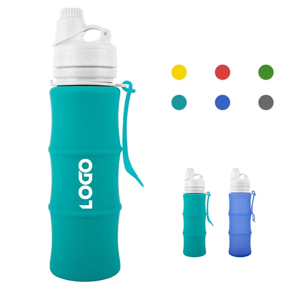 500ml Silicone Telescopic Water Bottle