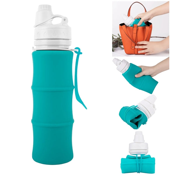 500ml Silicone Telescopic Water Bottle