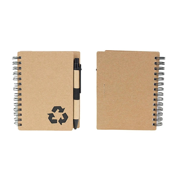 Eco-Inspired Hardcover Notebook & Pen