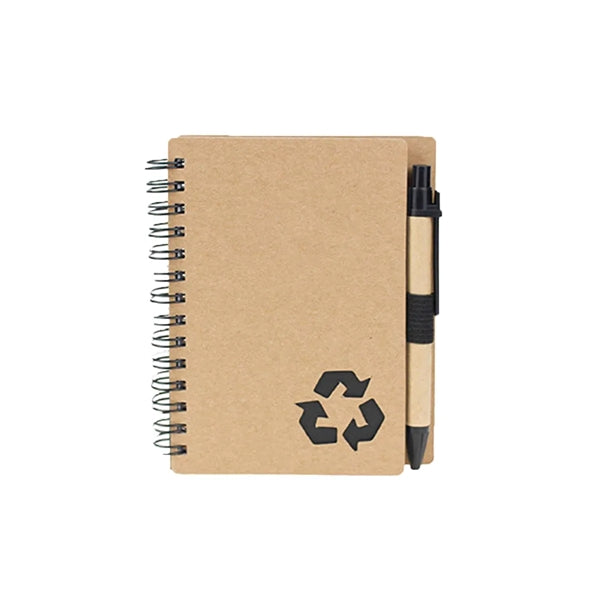 Eco-Inspired Hardcover Notebook & Pen