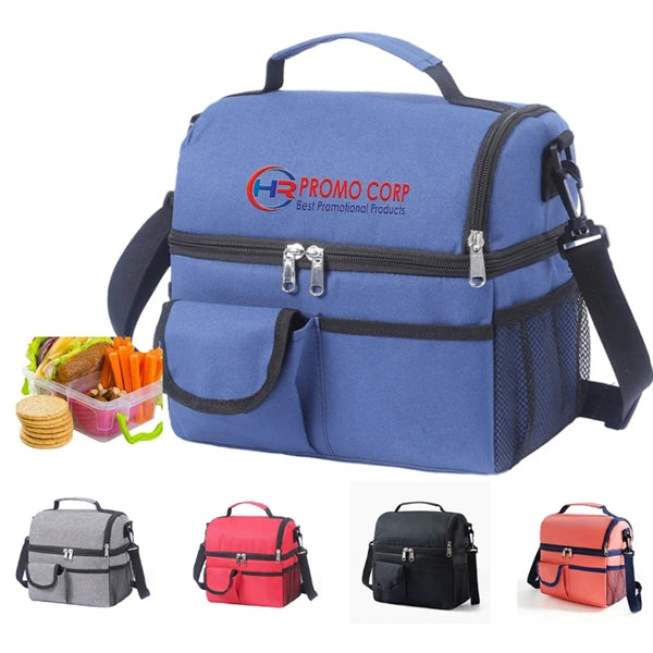 Insulated Lunch Box With Double Compartment