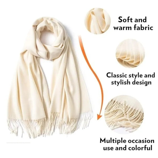 Winter Cashmere Feel Large Scarves