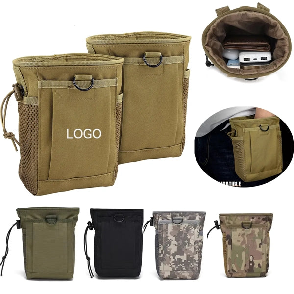 Tactical Molle Drawstring Dump Pouch