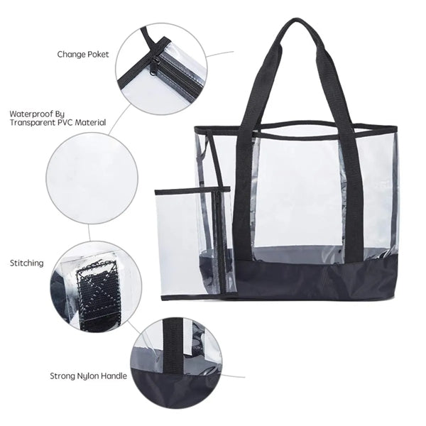 Large Clear Tote Bag