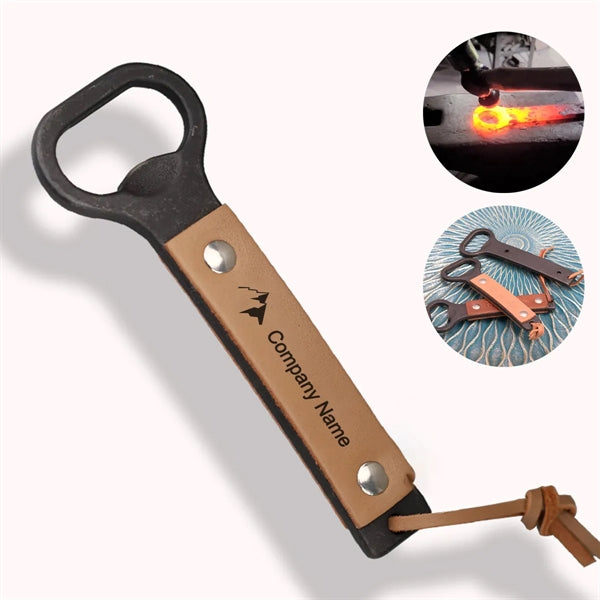 Leather Strap Bottle Opener