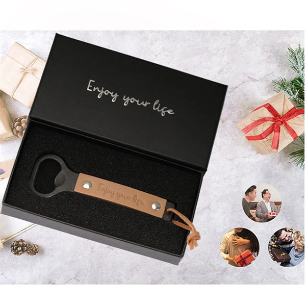 Leather Strap Bottle Opener