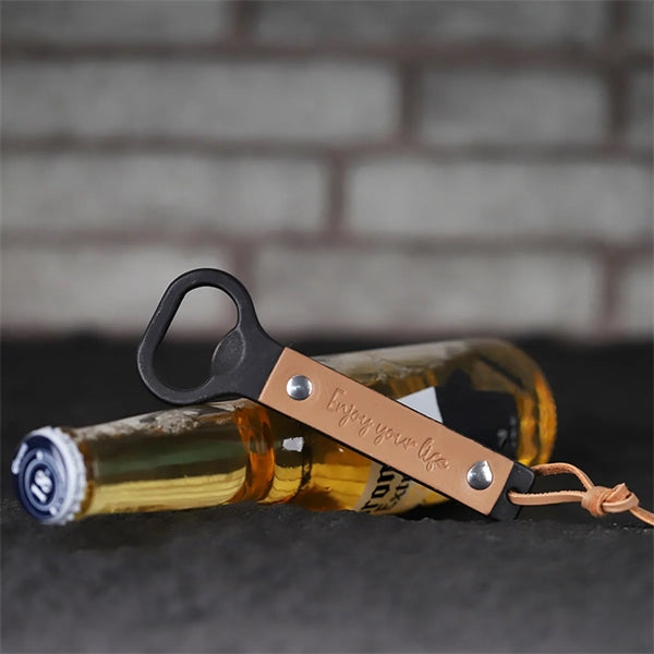 Leather Strap Bottle Opener