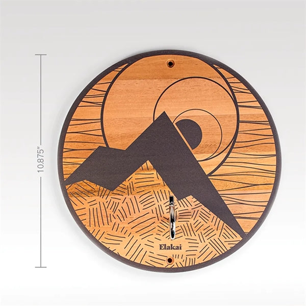 Elakai Hook and Ring Toss Game with Natural Wood Finish