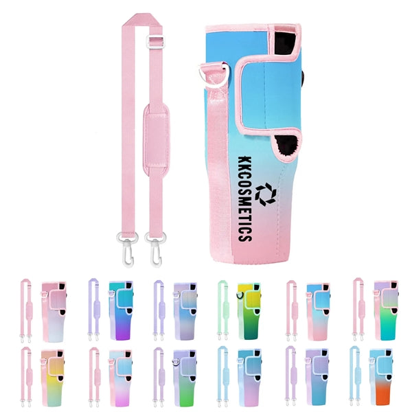 40oz Tumbler Sleeve w/Adjustable Shoulder Strap