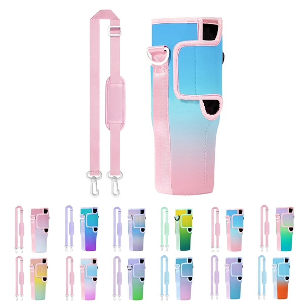 40oz Tumbler Sleeve w/Adjustable Shoulder Strap