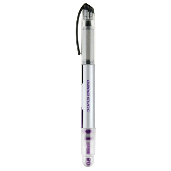 2-in-1 Plastic Rollerball Pen with Highlighter
