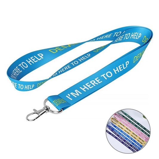 Dye-Sublimation Custom Lanyards with Lobster Claw