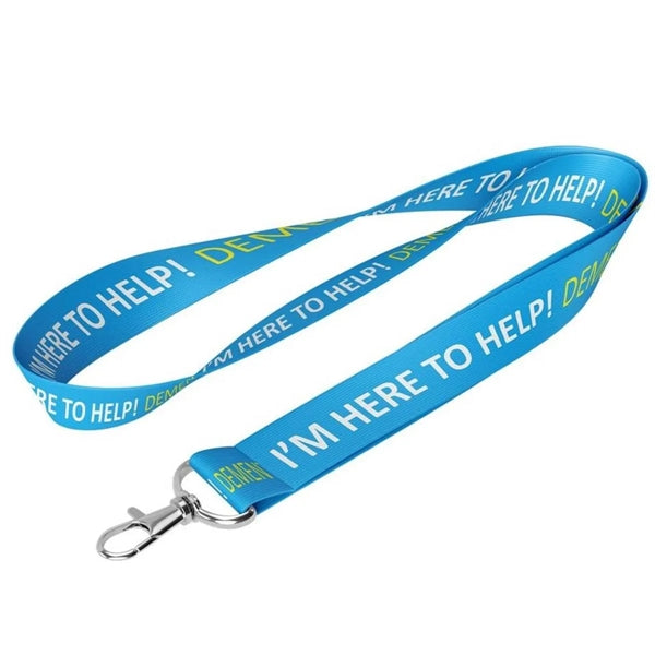 Dye-Sublimation Custom Lanyards with Lobster Claw