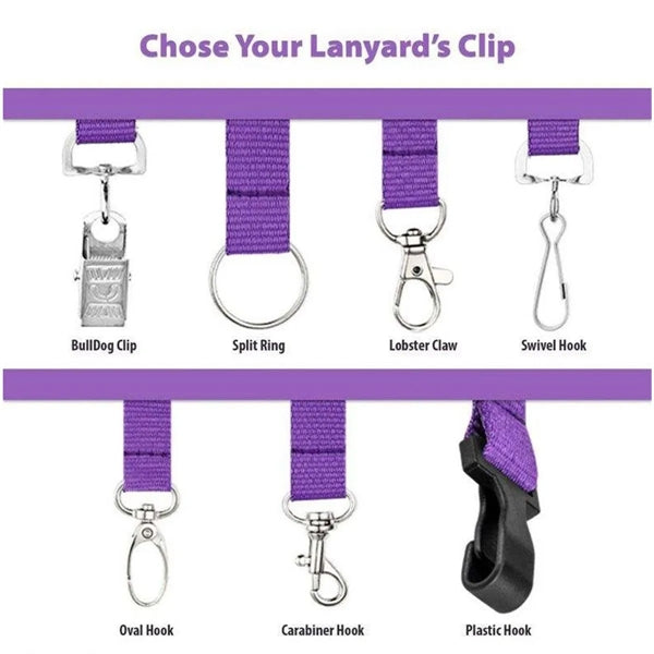 Dye-Sublimation Custom Lanyards with Lobster Claw