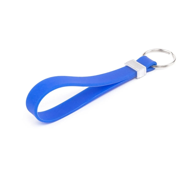 Silicone Debossed Wristband Keychain