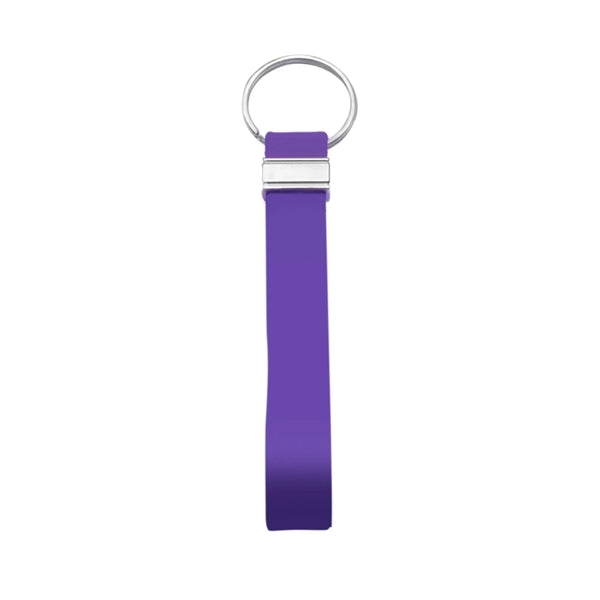 Silicone Debossed Wristband Keychain