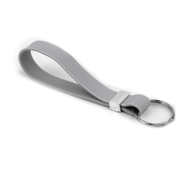 Silicone Debossed Wristband Keychain