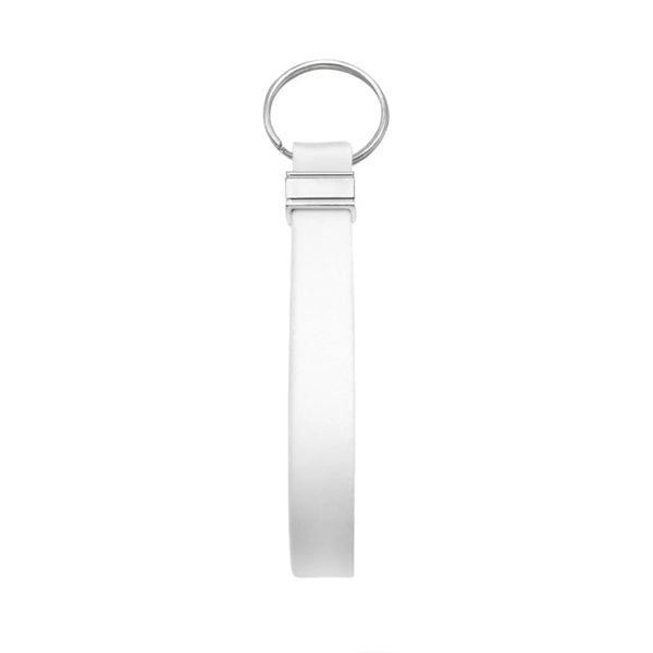 Silicone Debossed Wristband Keychain