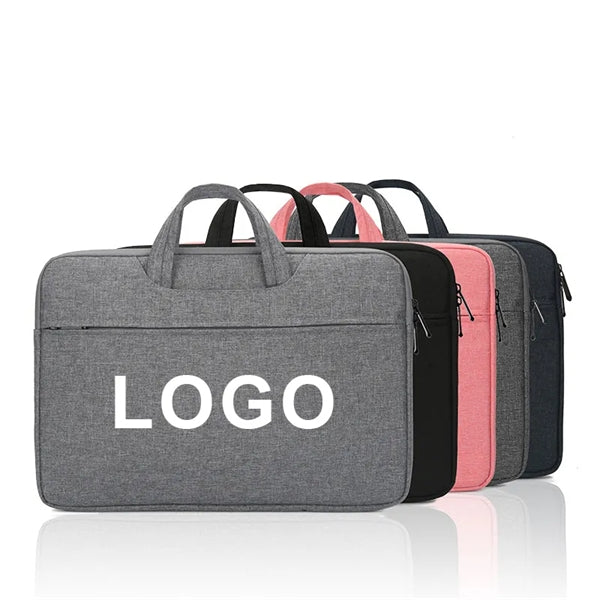 Premium Slim Padded Laptop Briefcase with Top Handles