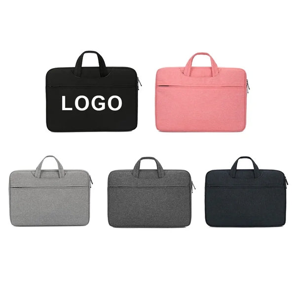 Premium Slim Padded Laptop Briefcase with Top Handles