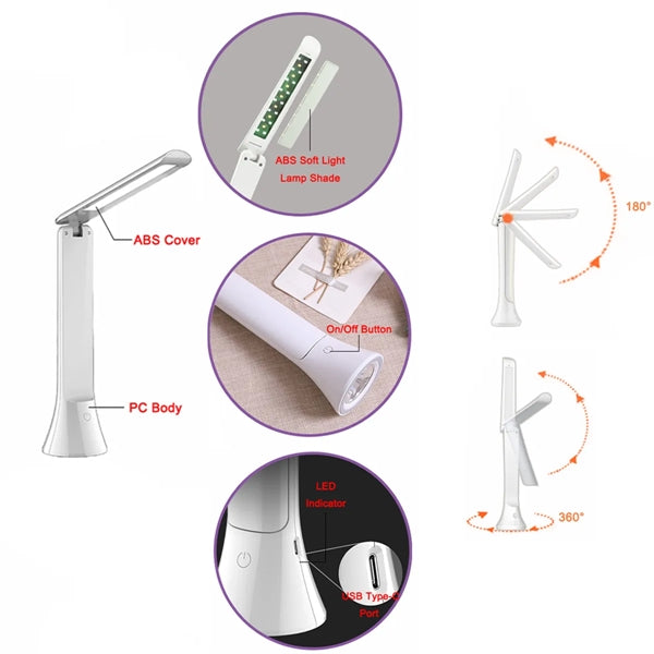 Rechargeable LED Desk Lamp